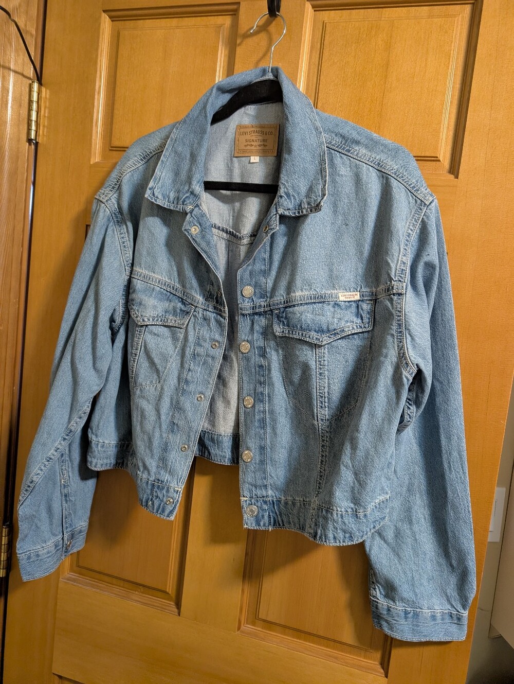 Levi's Light Blue Denim Trucker Jacket - Women's